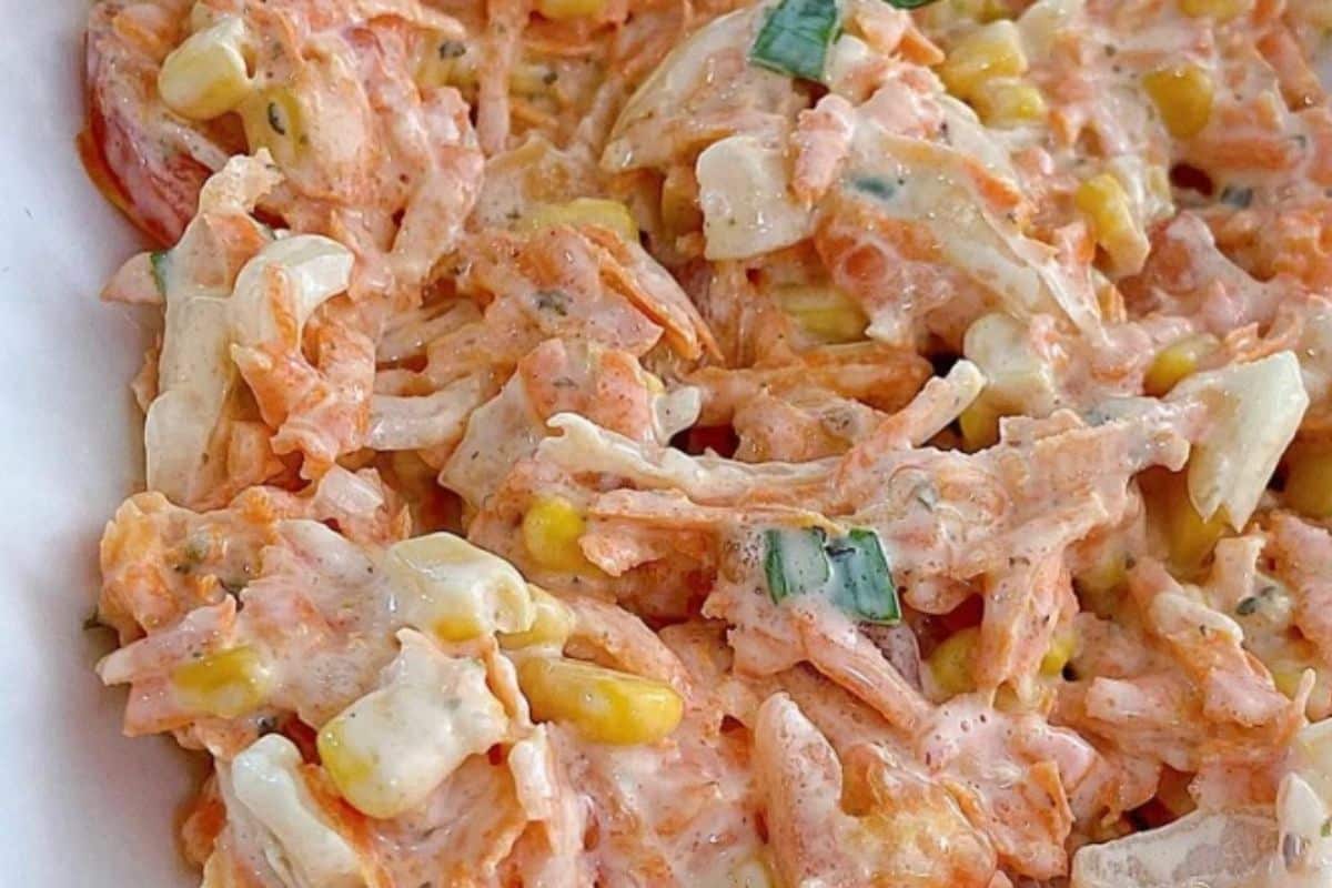Salada de Cenoura Cremosa Prática e Deliciosa