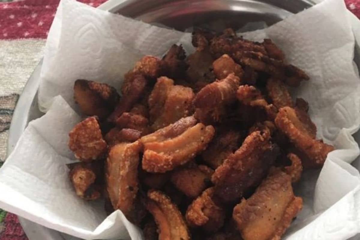 Torresmo Crocante e Sequinho Fica Uma delicia