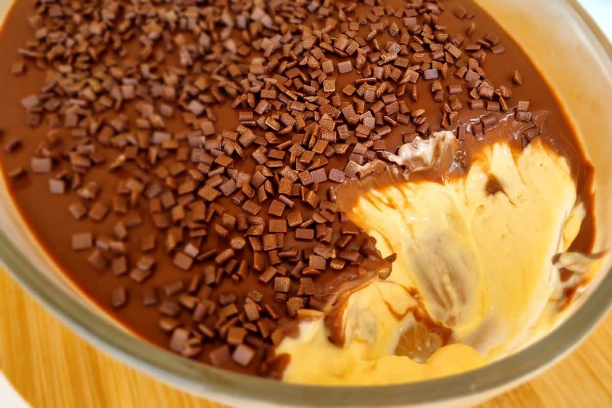 Torta de Maracujá Com Chocolate