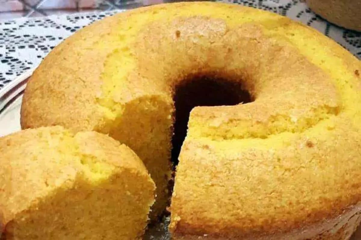 Bolo de Fubá Caipira da Vovó