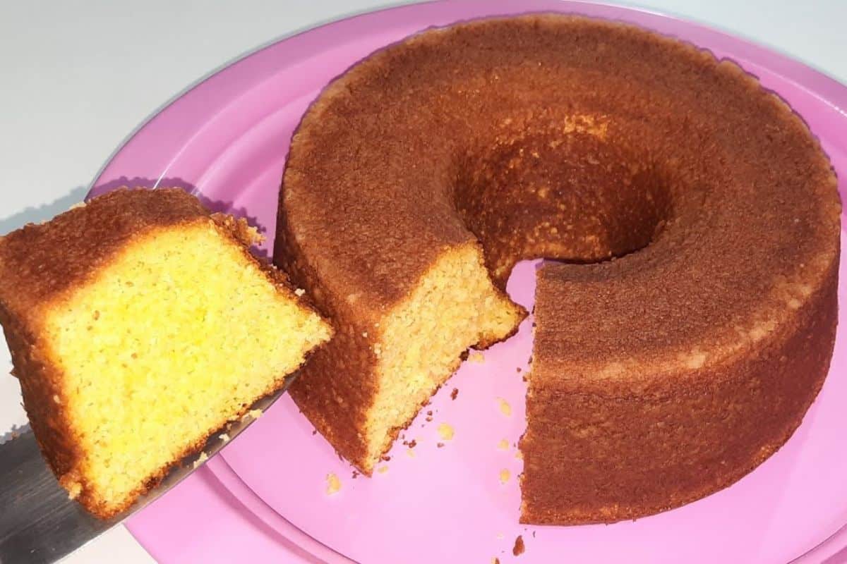 Bolo de Milho com Flocão Sem Farinha de Trigo