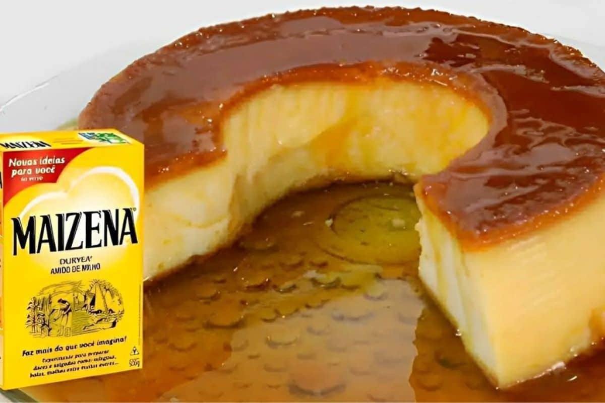 Pudim de maisena sem gelatina e sem forno