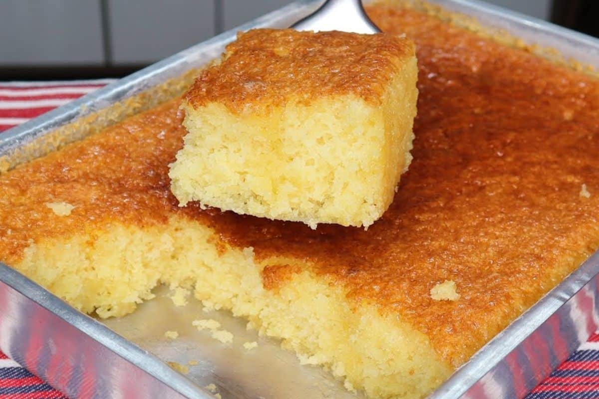 Bolo de Laranja Úmido Fica Maravilhoso