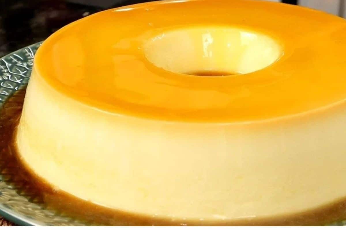Pudim Gelado ou Pudim de Geladeira Sem Ovos e Sem Forno