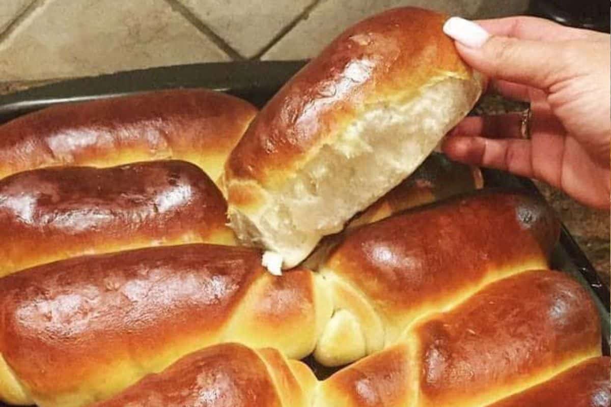 Pão de leite fofinho delicioso