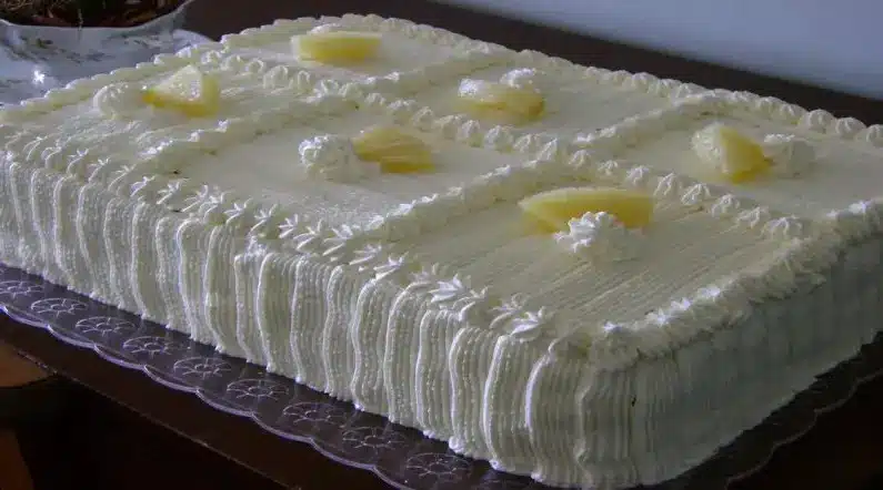 Bolo Gelado de Abacaxi