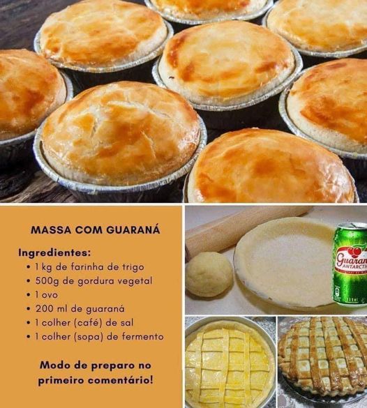 Empadinha com Massa de Guaraná: Receita fácil de fazer e muito saborosa