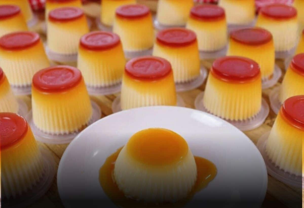 Mini Pudim no copinho descartável de café: Receita não vai ao forno, simples de preparar!