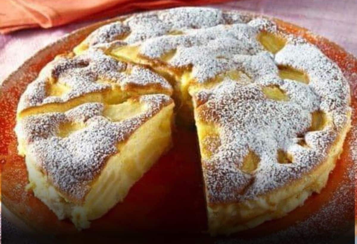 Torta de maçã com creme que derrete na boca: Receita fácil e muito saborosa