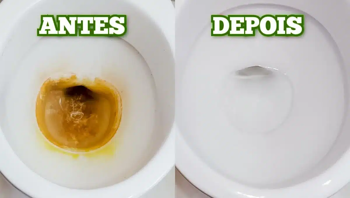 Misturinha caseira para tirar amarelado, encardido e marca d’água de vaso sanitário