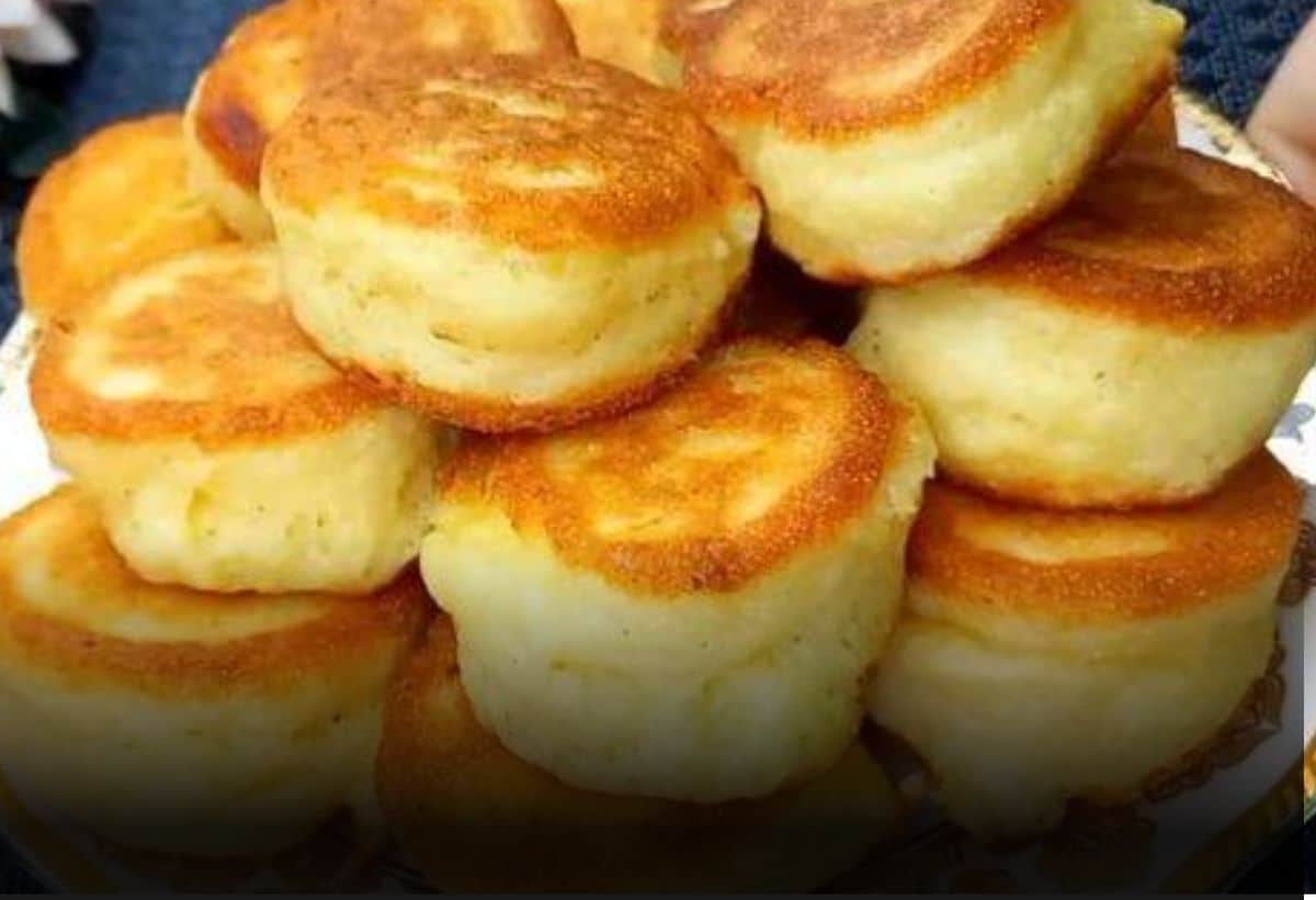 Pançudinhos de frigideira, bolinhos recheados com uma massa incrível e diferente!