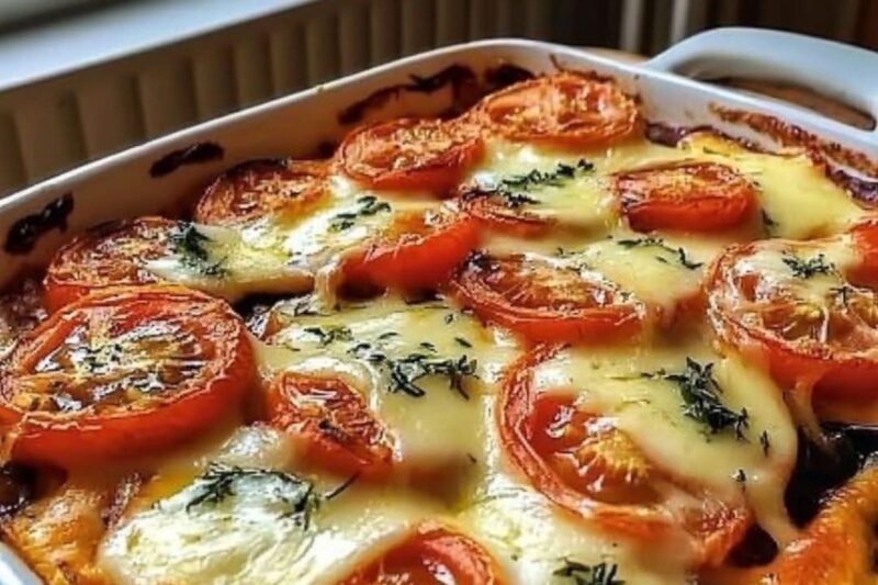 Quando Faço Essa Receita de Berinjelas Assadas com Tomates e Queijo Não Sobra Nada!