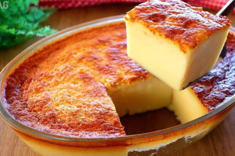 Quando faço esse Bolo de Leite Segura Marido, não sobra nem um farelinho