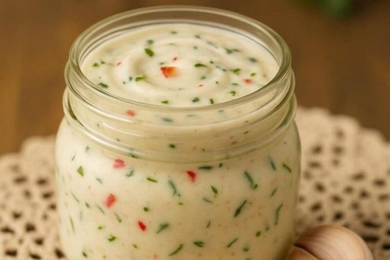 Receita de Molho de Alho Cremoso Que Combina com Tudo