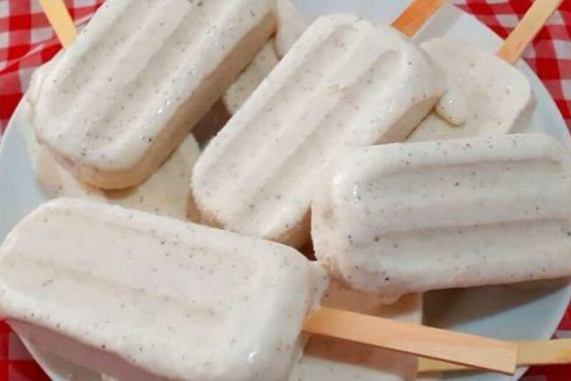 Faço esse Picolé Cremoso de Coco e todo mundo pede a receita