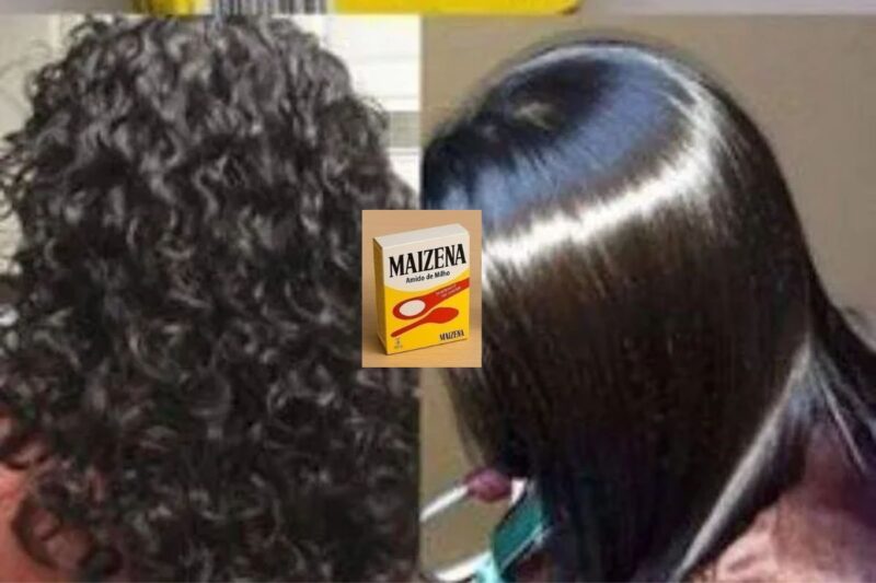 Alisa, Escorre e Deixa o Cabelo Lindo Em Questão de Minutos, Somente Usando a Maizena, Vejam Essa Incrível mistura 100% Natural!
