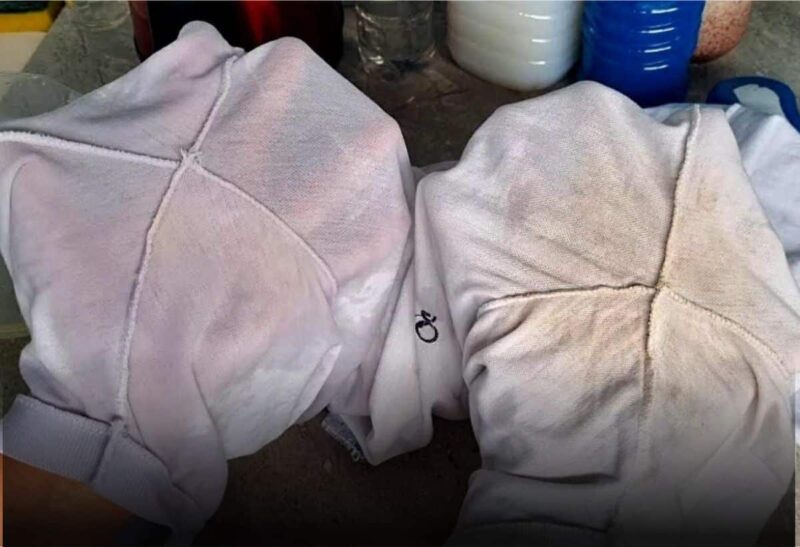 Misturinha para tirar mancha de desodorante das roupas: Eu sempre faço aqui em casa